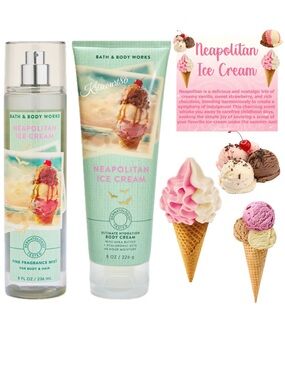 BBW Neapolitan Ice Cream 2PC Full-Size Set